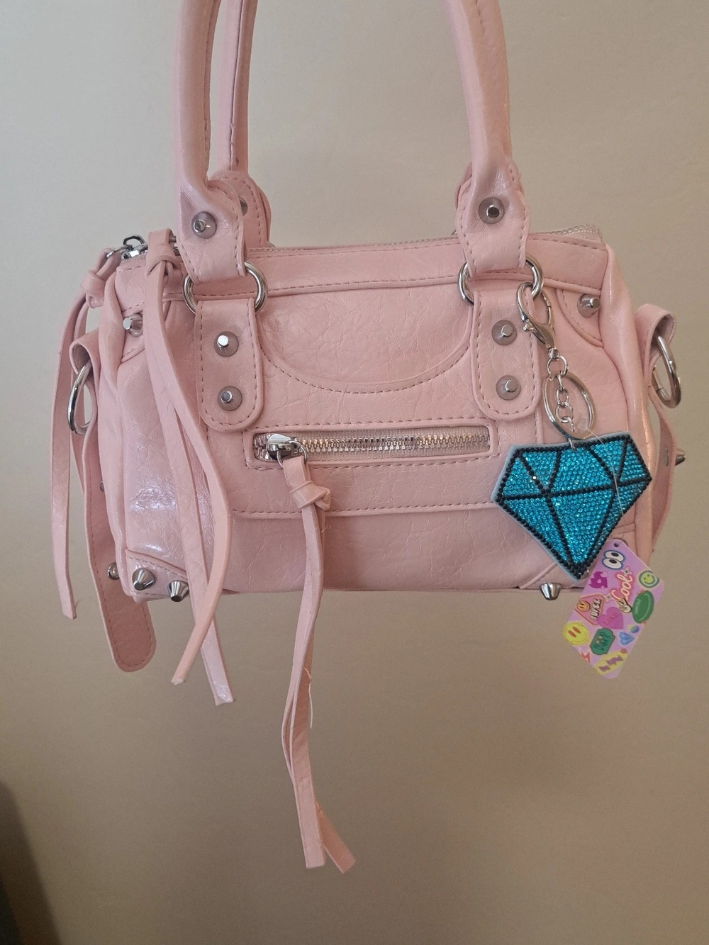 Women’s Pink Mini Satchel Handbag